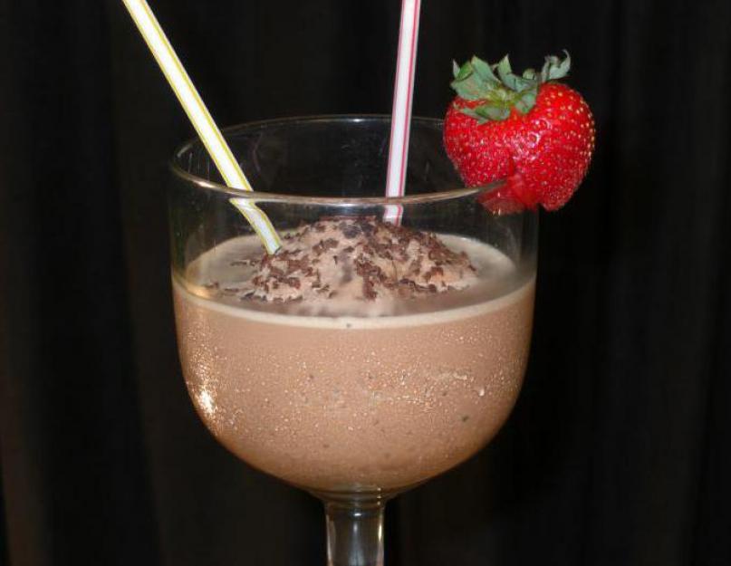 Шоколадный коктейль с мороженым. Особенности приготовления шоколадного чуда. Коктейль «Апельсиновый шоколад»