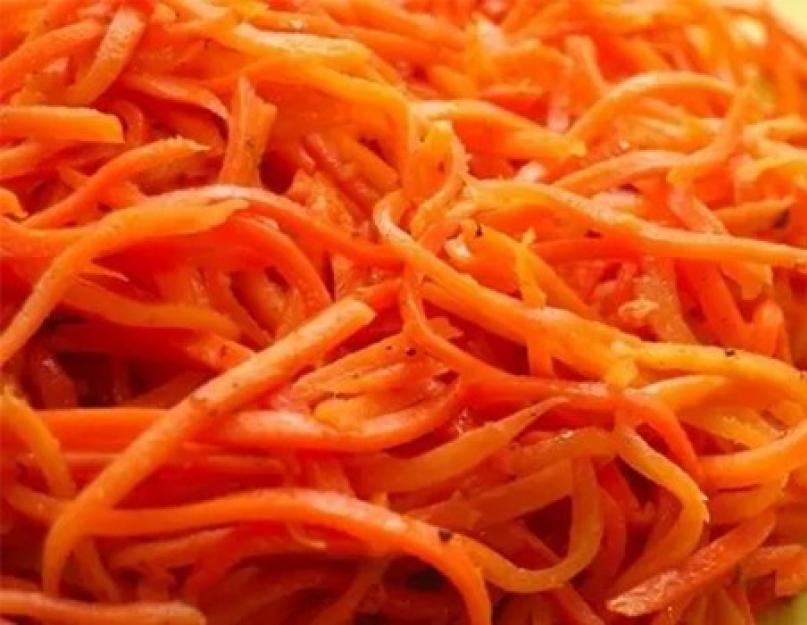 Морковка по корейски рецепт нюансы приготовления. Морковь по-корейски: рецепт с фото. С готовой приправой