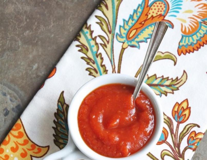 Кетчуп чили. Пошаговый рецепт с фото. Острый томатный соус на зиму и для лета