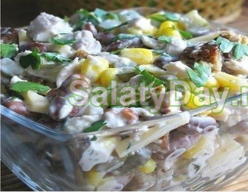 Луковый салат с курицей копченой. Рецепты вкусных салатов с копченой курицей и помидорами