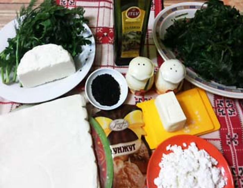 Пирог со шпинатом яйцом и сыром. Пирожки со шпинатом: основные правила и способы приготовления продукта