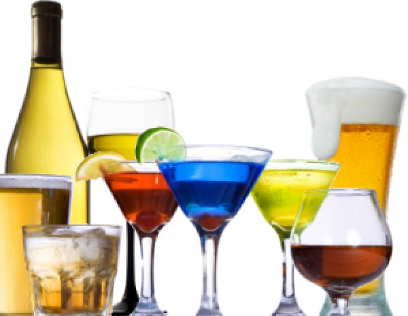 Классификация и история появления алкогольных напитков. Один крепче другого: виды алкогольных напитков