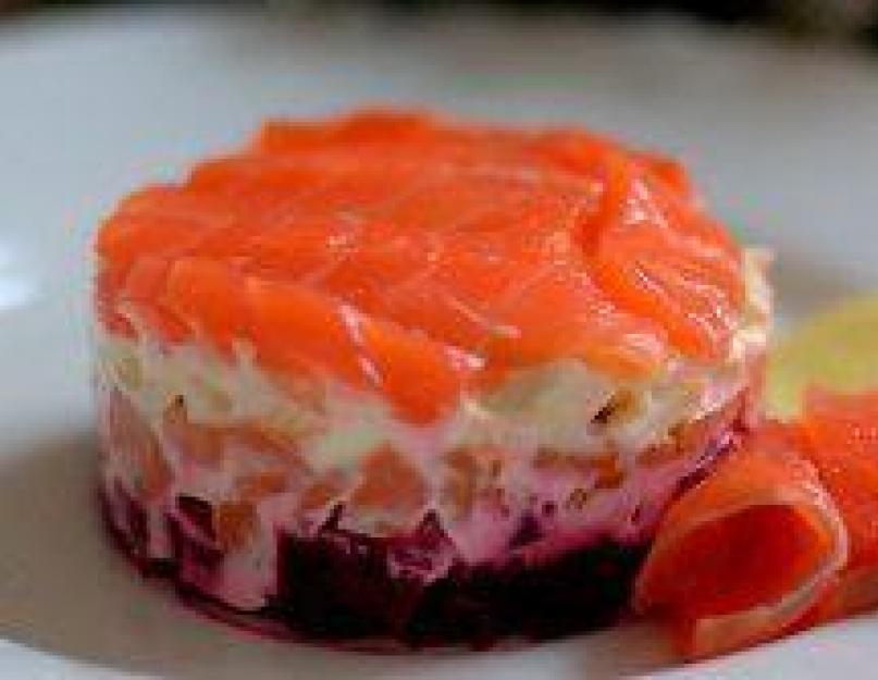 Салаты на новый год рецепты 4. Вкусный салат с сухариками и ветчиной. Салат на Новый Год «Снежная королева» — последовательность слоев
