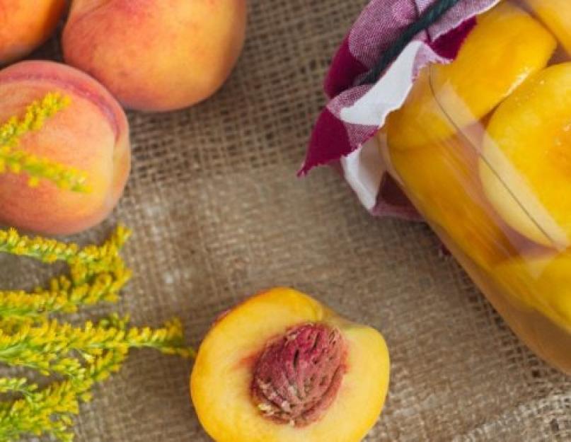 Как законсервировать персики в домашних условиях. Рецепты приготовления персиков в сиропе на зиму