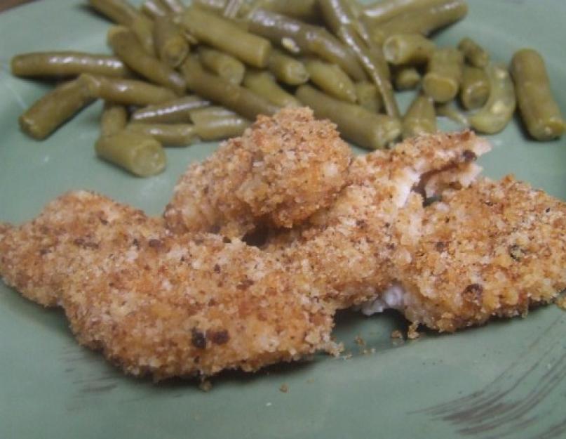 Куриное филе в сухарях на сковороде рецепт. Как вкусно приготовить куриное филе в панировке? Этапы приготовления блюда – куриное филе в орехово-хлебной панировке