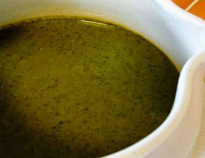 Berdeng adjika.  Green adjika: recipe, sangkap Adjika mula sa cilantro at bawang na may paminta