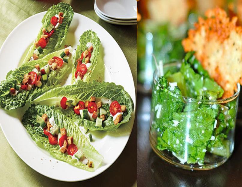 Sezar salatası için ne hazırlanmalı?  Tavuklu Sezar salatası: basit klasik tarifler.  “Sarımsak” aromalı krutonlar