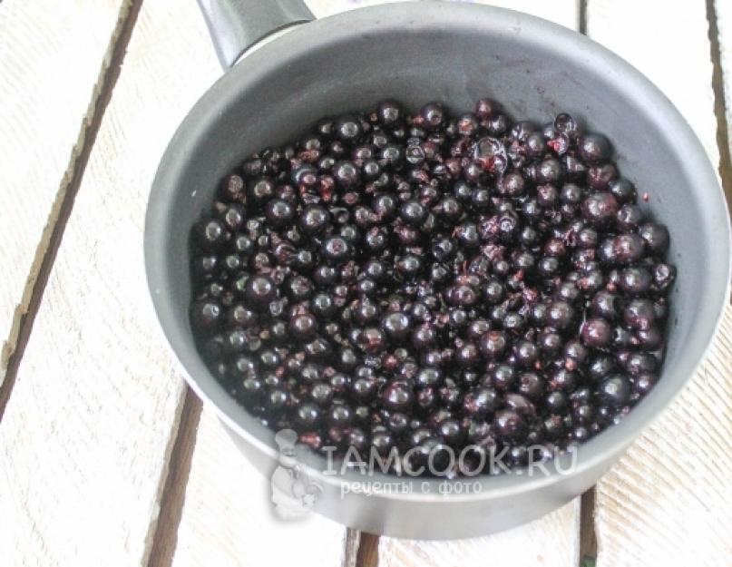 Confiture de cassis.  Confiture de cassis sans cuisson.  Confiture de groseilles avec épaississant.  Méthode de cuisson