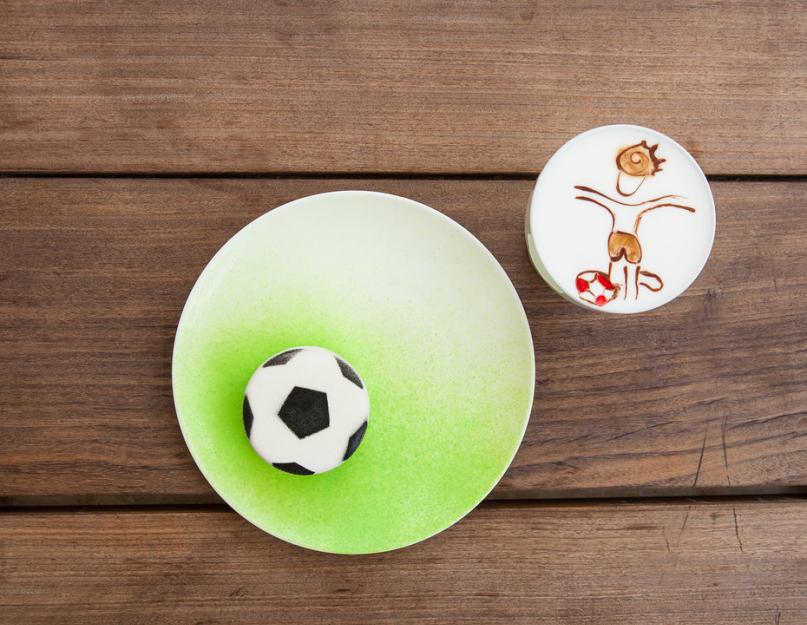 Рисуем футбольный мяч: три рецепта с символом месяца. Футбольный мяч Доставка по регионам России и Зарубежью