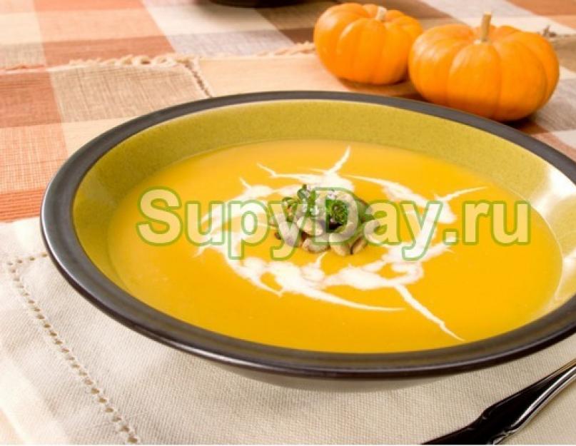 Крем суп из тыквы и имбиря. Суп-крем из тыквы со сливками. Тыквенный суп с имбирем: общие принципы приготовления