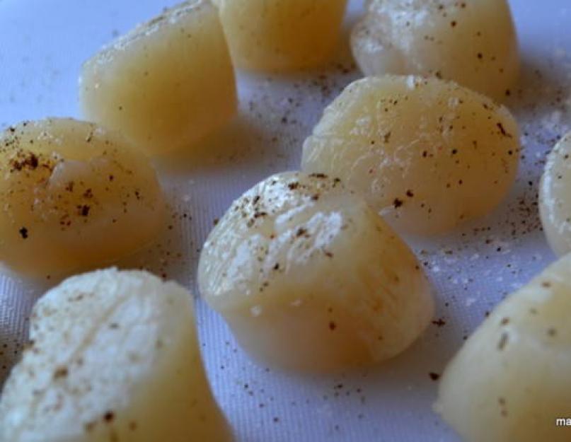 Как приготовить гребешки замороженные в домашних условиях на сковороде вкусно и быстро с фото