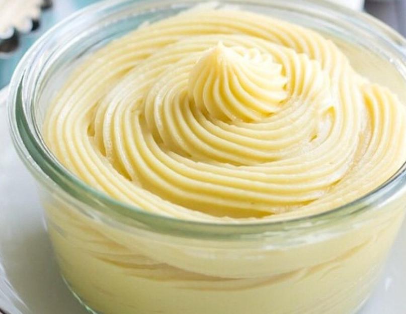 Recette de gâteau à la crème.  Crème pour décorer un gâteau : recettes étape par étape des meilleures crèmes avec photos.  #10 Crème de citron