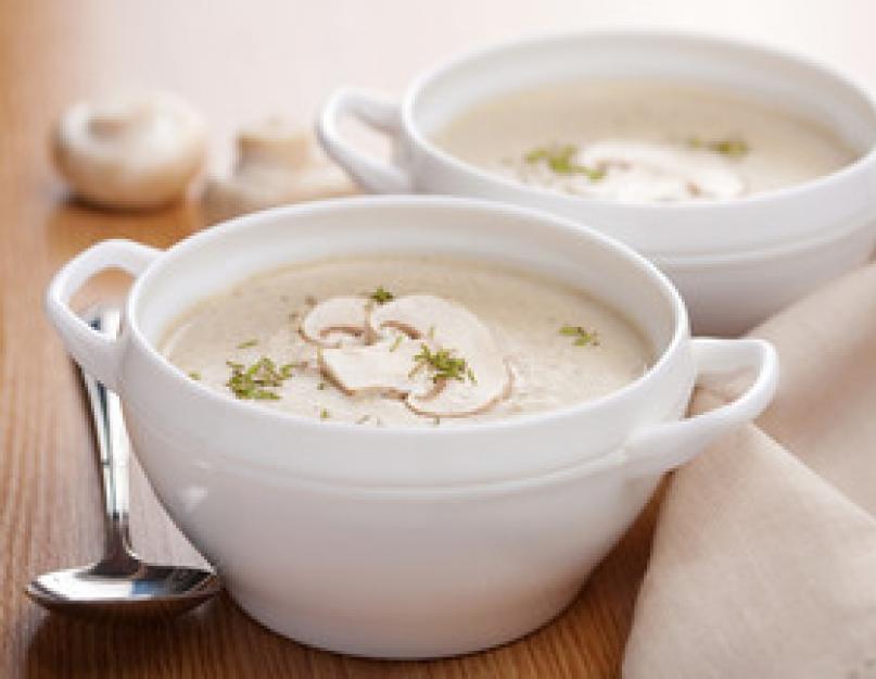 Сварить суп с шампиньонами пошаговый. Рецепты грибного супа из шампиньонов