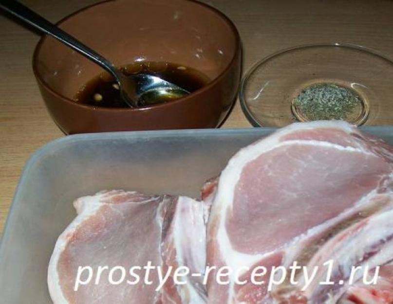 Мясо свинина с косточкой как приготовить. Отбивная на косточке из свинины