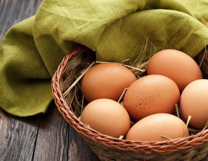 Описание полезных свойств яиц. Пищевая ценность куриных яиц