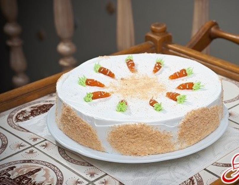 Морковный десерт. Морковный торт: оригинальные рецепты полезного десерта. Тонкости создания морковного торта