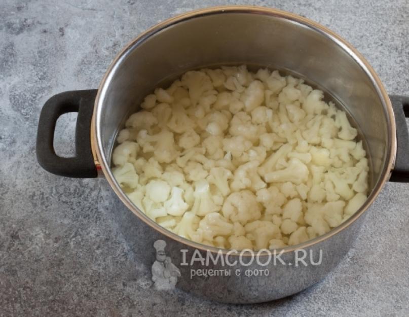 Chou-fleur à la viande hachée.  Recettes rapides de chou-fleur au four avec viande hachée et légumes