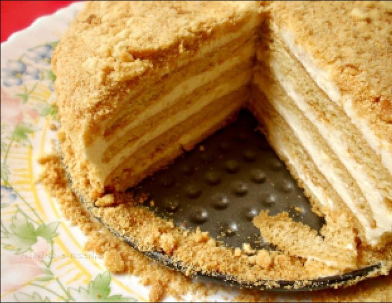 Comment faire un gâteau au miel à la maison.  Le gâteau au miel le plus simple, une recette pour les invités inattendus