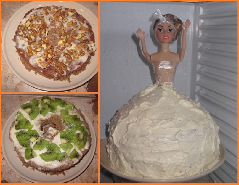 Как слепить фигурку маленькой принцессы из мастики и украсить торт. Торт для настоящих принцесс