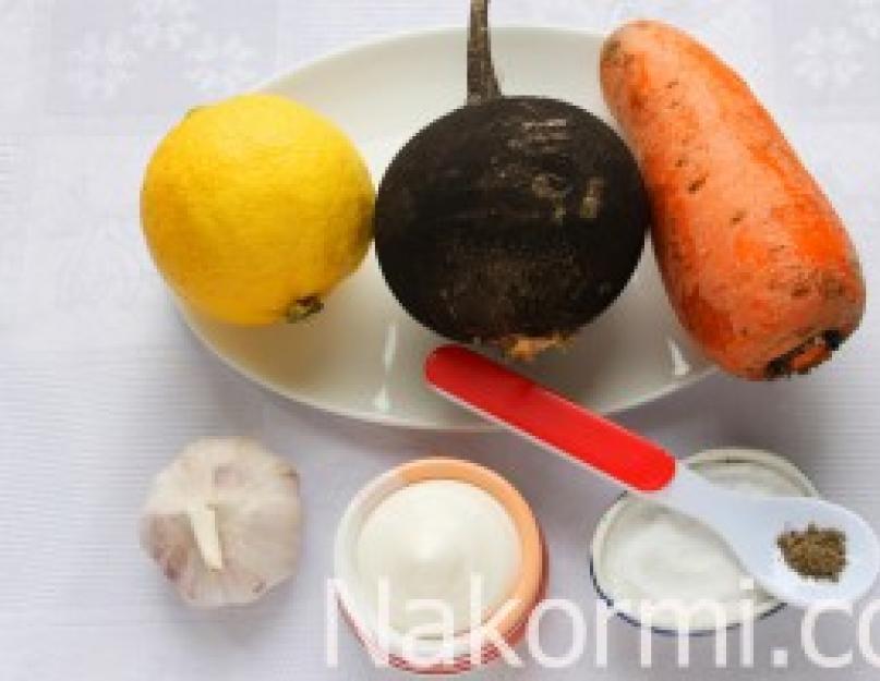 Редька с морковью — вариации вкусного блюда. Салат с редькой и морковью: рецепты с фото