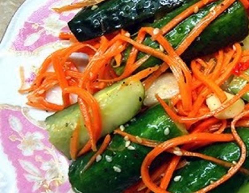 Огурцы по-корейски на зиму: самые вкусные рецепты быстрого приготовления. Огурцы по-корейски — самые вкусные рецепты на зиму. Огурцы по-корейски – самый вкусный рецепт на зиму с приправой для корейской моркови