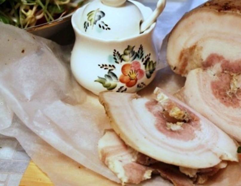 Что можно сделать из свиной брюшины. Как приготовить брюшину из свинины в домашних условиях