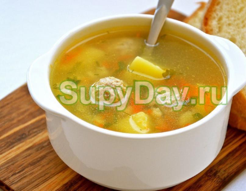 Суп с фрикадельками из куриного фарша. Осваиваем готовку «фрикаделькового» супа. Ингредиенты для фрикаделек