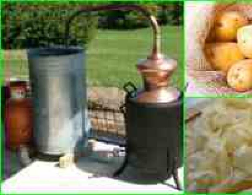 Картофельный самогон «Бабка. Производство этилового спирта из картофеля