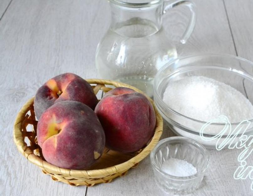 Comment rouler des pêches fraîches pour l'hiver.  Nécessaire pour la préparation.  Pêches en conserve dans leur jus - une délicieuse recette