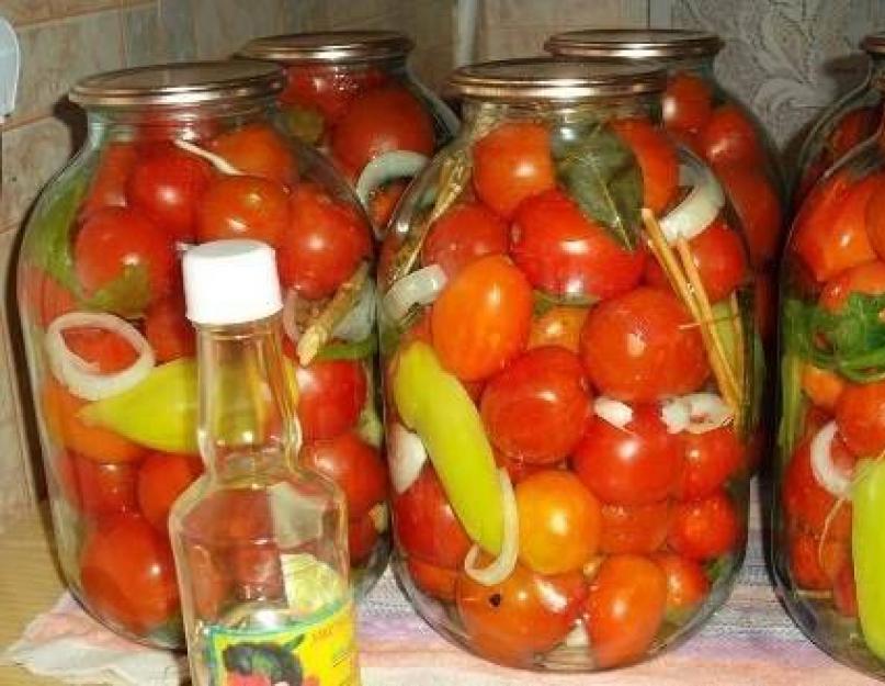 Консервированные помидоры для хранения при комнатной температуре. Как закрыть помидоры на зиму в литровых банках. Как приготовить маринованные помидоры на зиму в банках