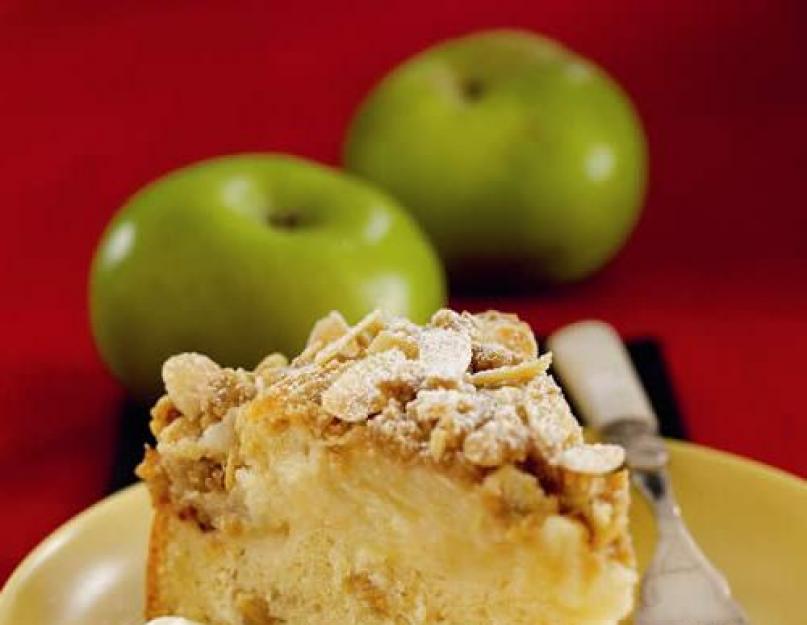 Пирог из свежих яблок. Как приготовить яблочный пирог? Яблочный пирог - рецепт. Быстрый яблочный пирог