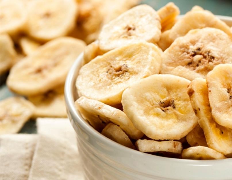 Приготовление бананов. Что можно приготовить из бананов? Простые рецепты. Чипсы из бананов