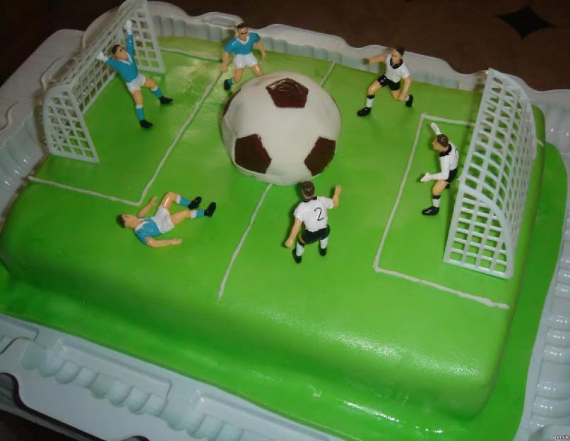 Лучший рецепт торта футбольный мяч. Как сделать торт «Футбольный мяч». Рецепты, советы, мастер-классы, идеи оформления