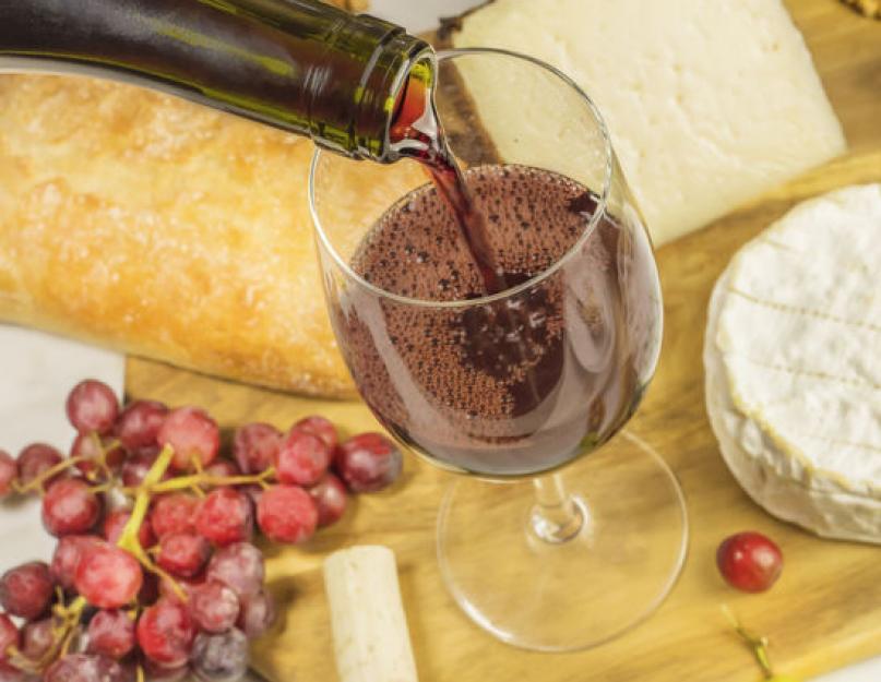 Сыр к красному вину. Какое вино подобрать к сыру, или наиболее гармоничный дуэт в гастрономии