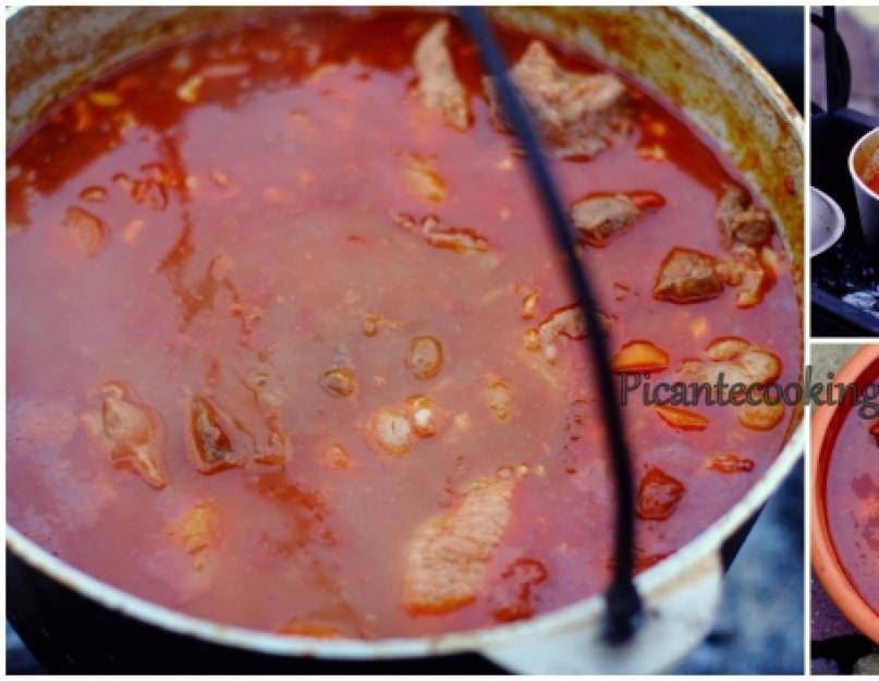 Рецепт бограч венгерский. Бограч – венгерский суп с паприкой и мясом
