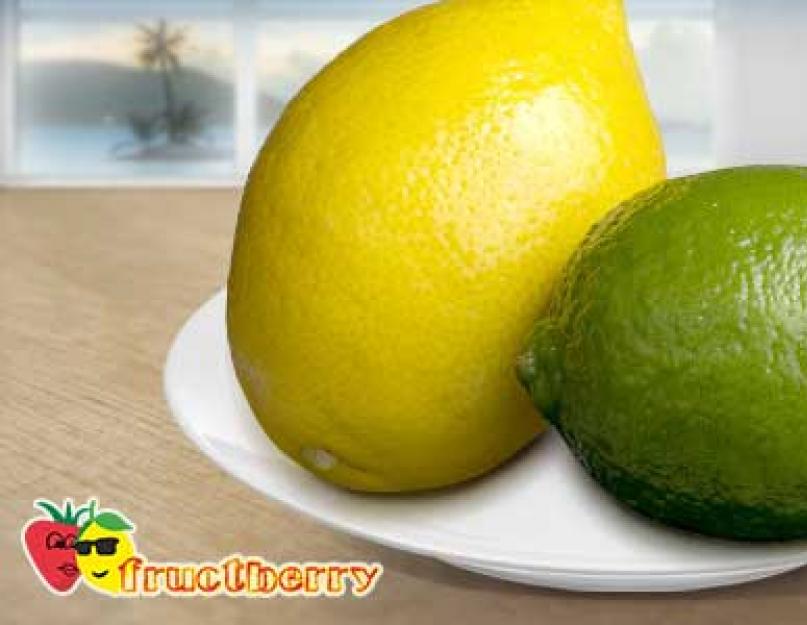 Что полезнее лайм или лимон? Двойники лимона и лайма