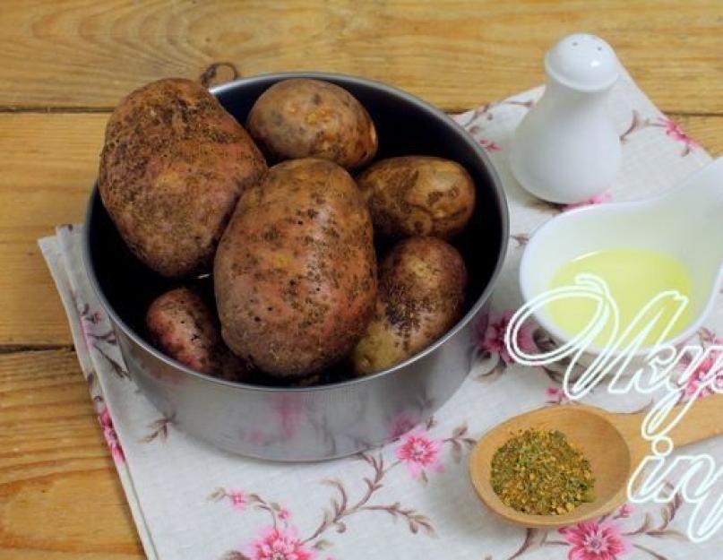 Вкусная картошка по селянски в духовке. Картошка по-селянски - для любителей простых и вкусных блюд. Итак, для приготовления классической запеченной картошки нам понадобится