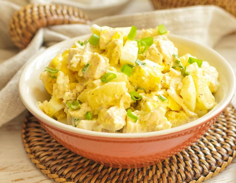 Простой куриный салат. Салаты с курицей — рецепты простые и вкусные, на каждый день и праздничные