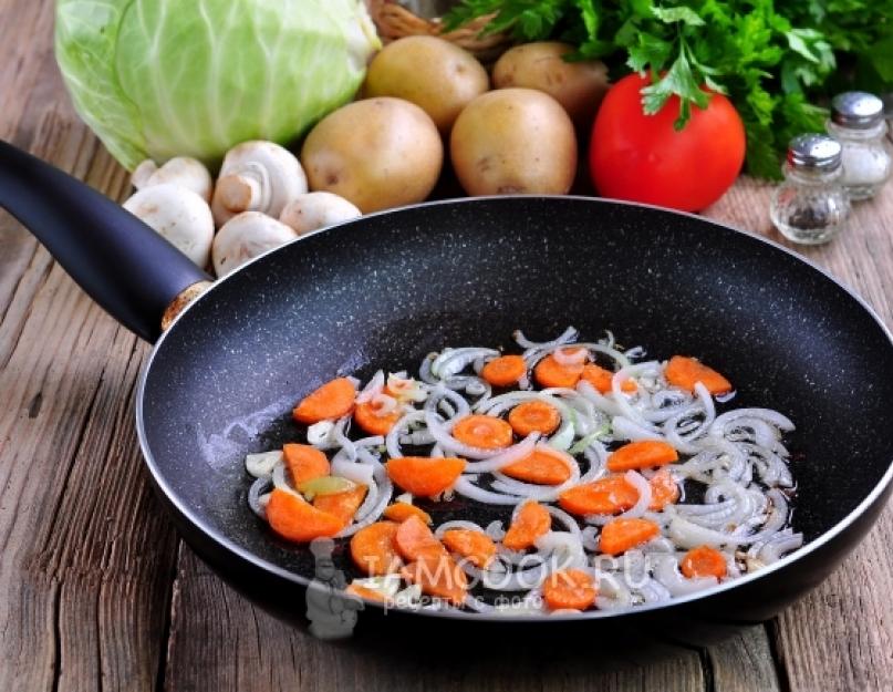 Овощное рагу рецепт с картошкой и капустой. Овощное рагу из капусты, картофеля, моркови и лука
