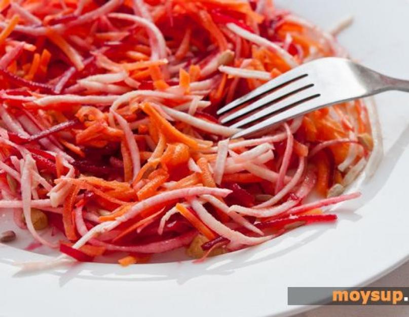 Свежая свекла рецепты. Салат из свежей моркови: рецепт. Очень вкусный рецепт закуски с мясом