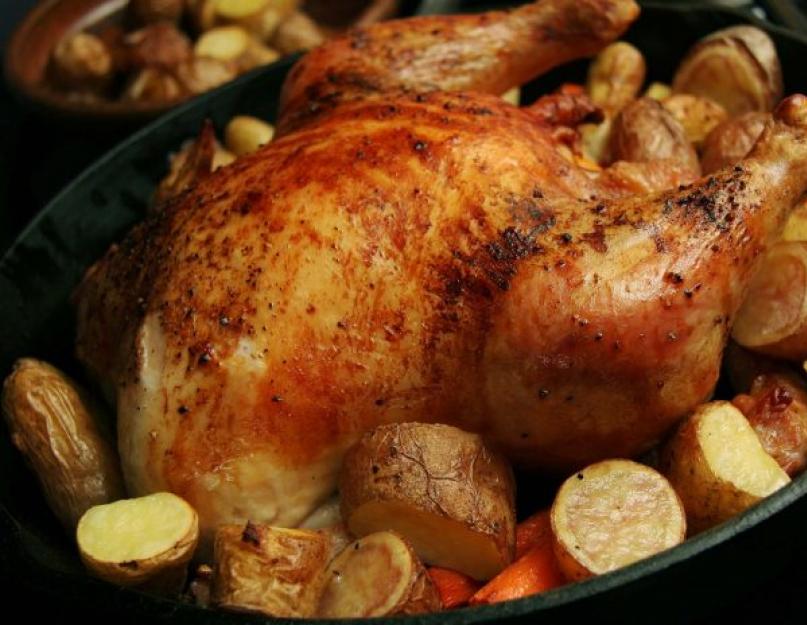 Блюда из цыпленка в духовке. Как правильно запечь вкусную курицу в духовке. Как сделать курицу — гриль в духовке