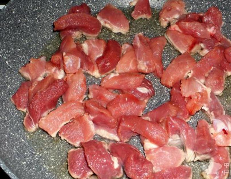 Рецепт свинины со сливками. Подготовка к запеканию. Рецепт свинины в сливочном соусе