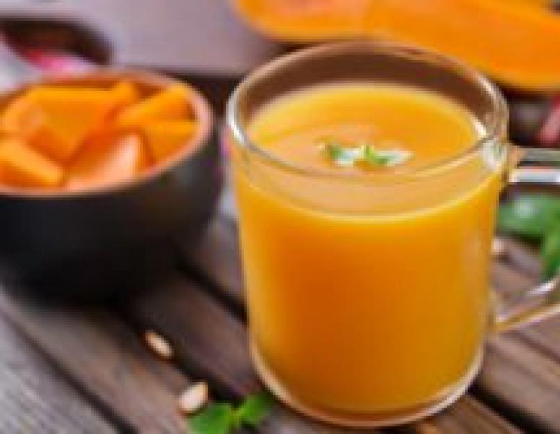 Пошаговый рецепт приготовления сока из тыквы. Тыквенный сок с апельсинами на зиму: рецепты с фото