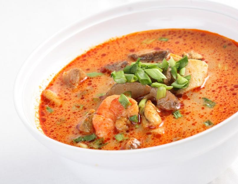 Как готовить суп том ям из морепродуктов. Тайский суп (кулинарный фотоотчет)