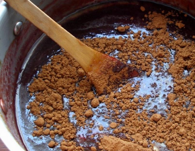 Варенье из венгерки с какао. Сливово-шоколадное варенье