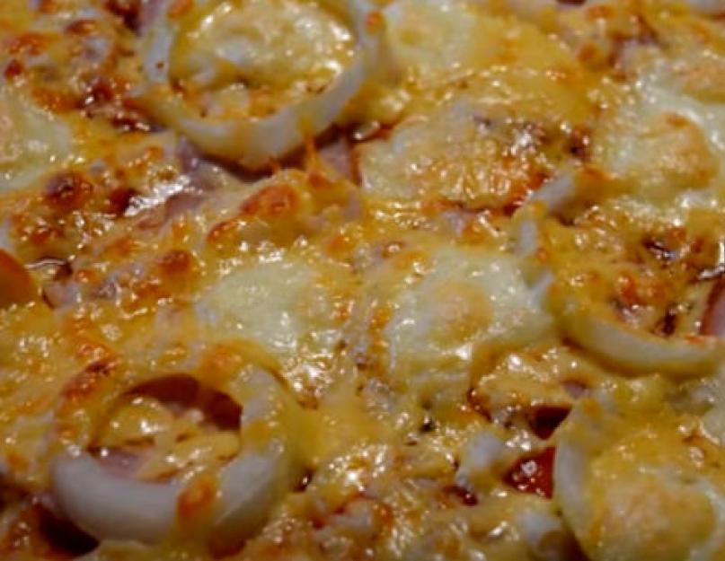 Классическая пицца рецепт в домашних условиях в духовке. Пицца в духовке домашняя