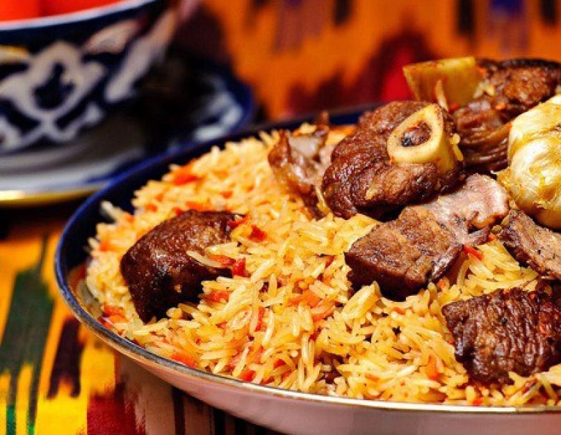 Recette de pilaf ouzbek - comment préparer le bon pilaf savoureux.  Comment cuisiner du vrai pilaf : des secrets et des règles dont on ne peut se passer