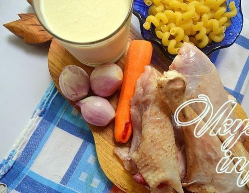 Паста с курицей и грибами в сливочном соусе. Паста с курицей в сливочном соусе — рецепт вкусной пасты