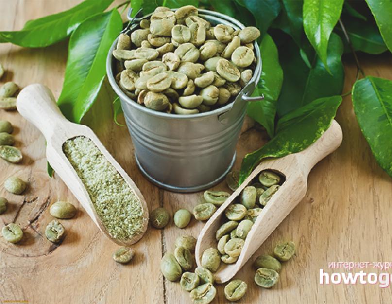 Зеленый кофе: польза и вред, применение для похудения. Зелёный кофе