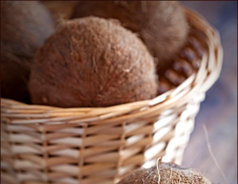 Purée de noix de coco.  Comment gérer l'argent dans la famille.  Comment faire du lait de coco à la maison